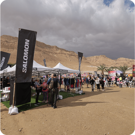 מרתון ים הלמח + נעלי salomon