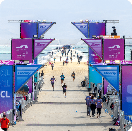 מרתון ים המלח + נעלי salomon